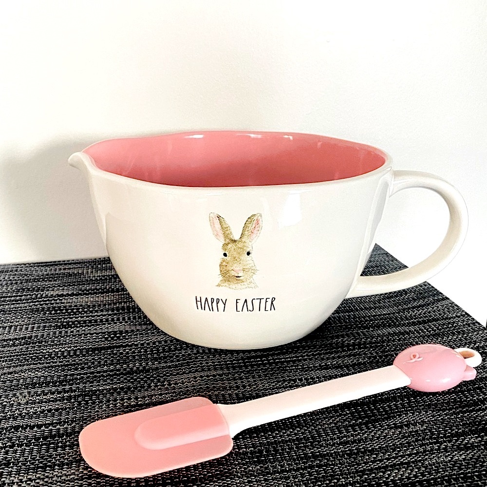 Rae Dunn Pouring Bowl “Happy Easter”.